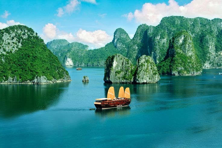 Junk boat Vietnam asia is not equal asia